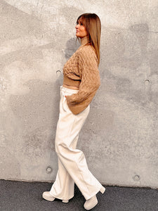 Langarm-Strick-Pullover