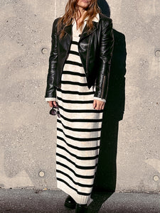 Kunstlederjacke