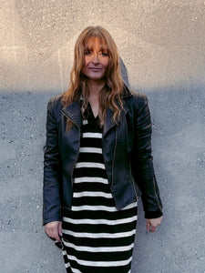 Kunstlederjacke