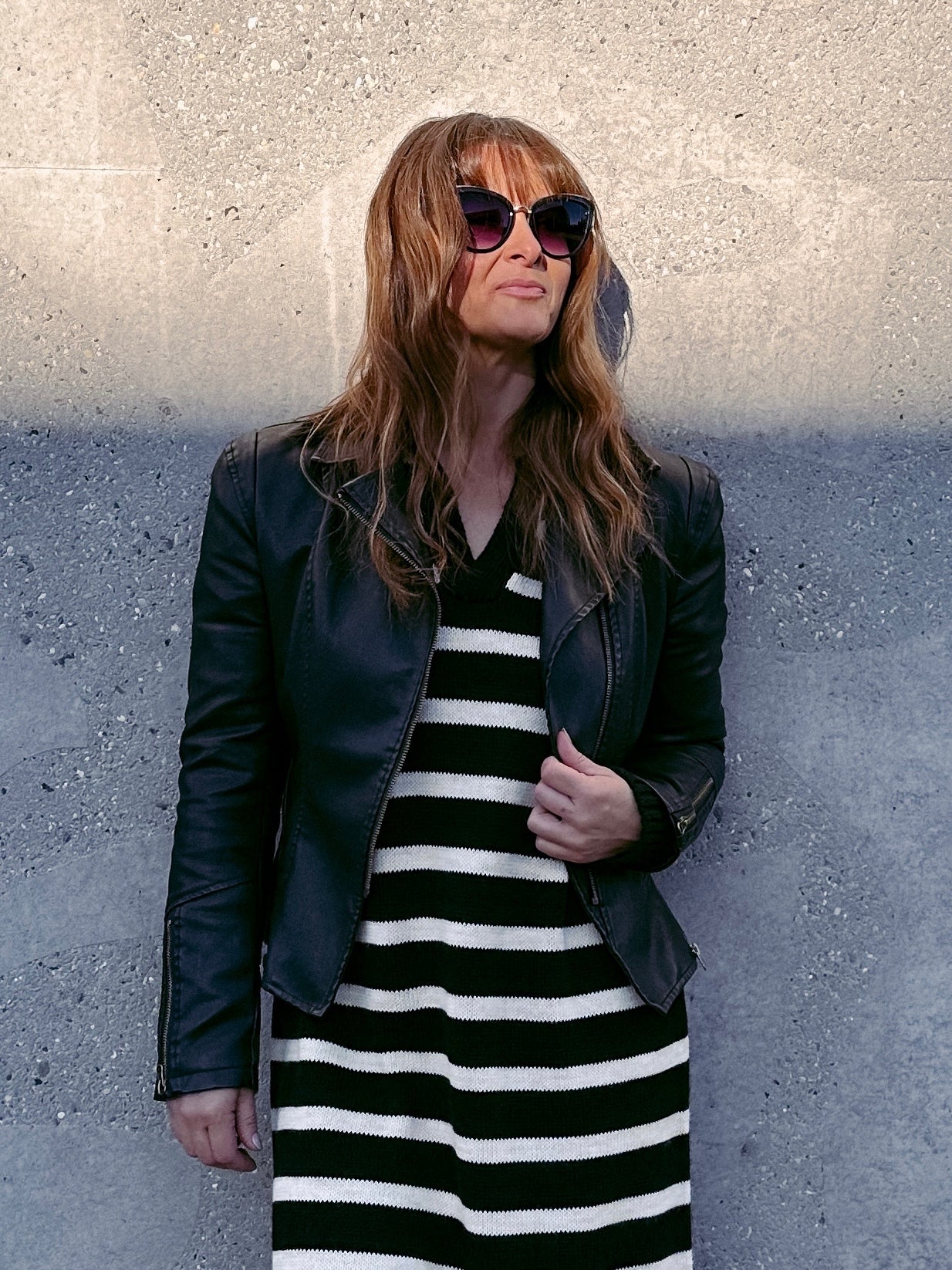 Kunstlederjacke