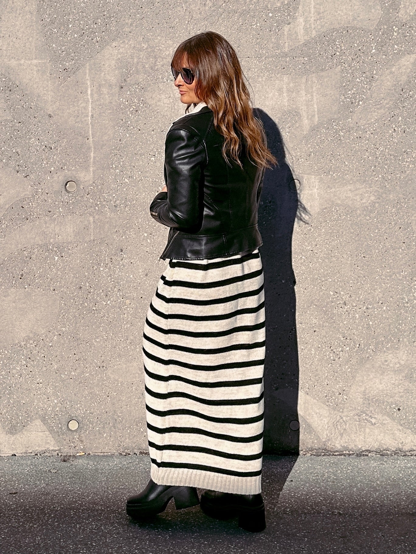 Kunstlederjacke