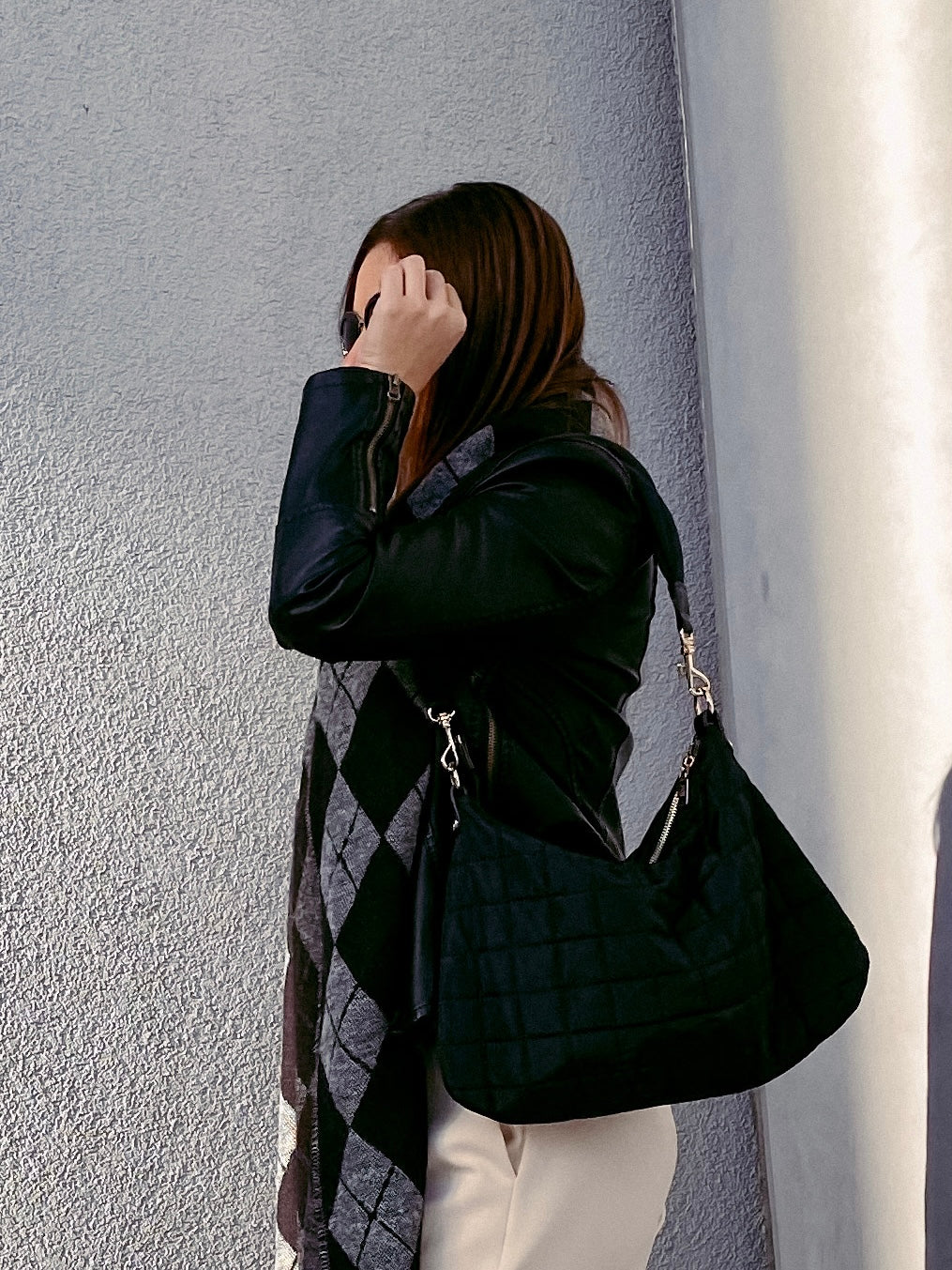 Gesteppte Handtasche