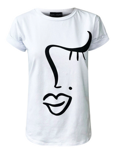 T-Shirt Woman Face