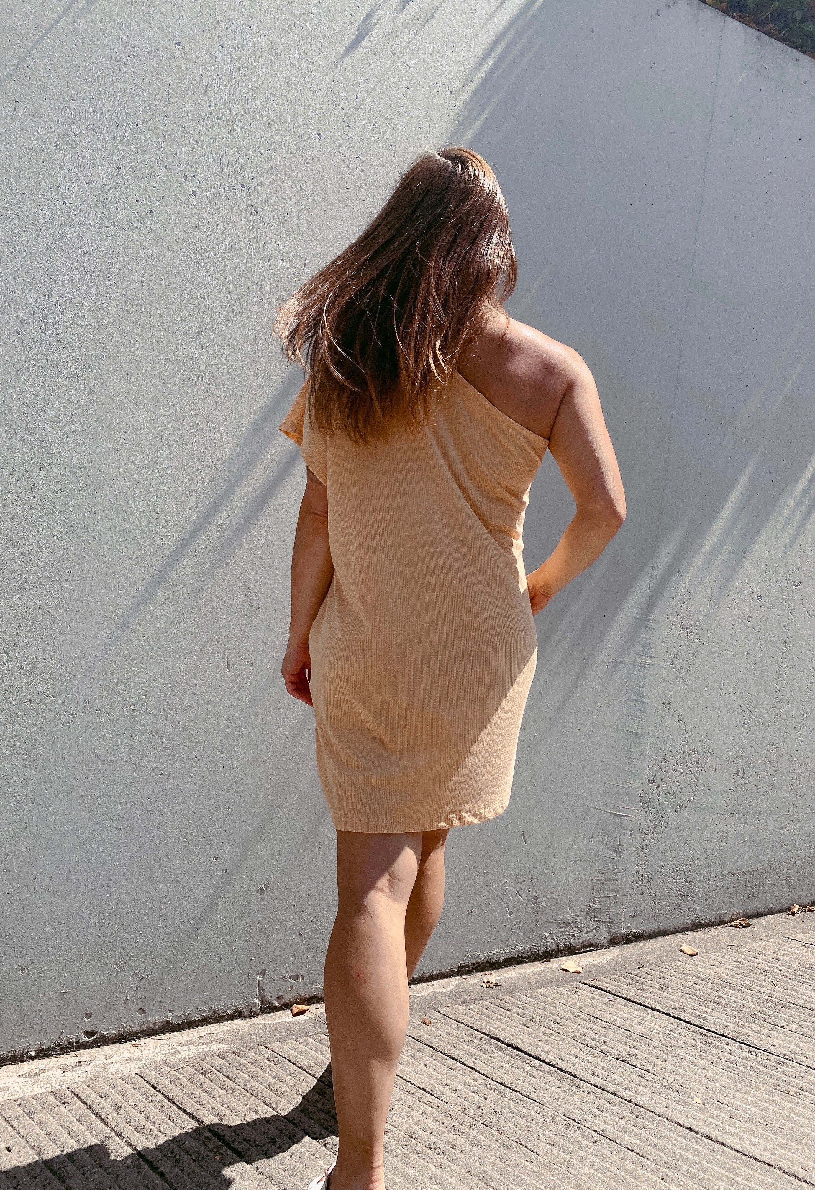 Sommerkleid One-Shoulder