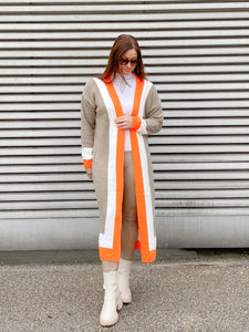Langer Strick-Cardigan