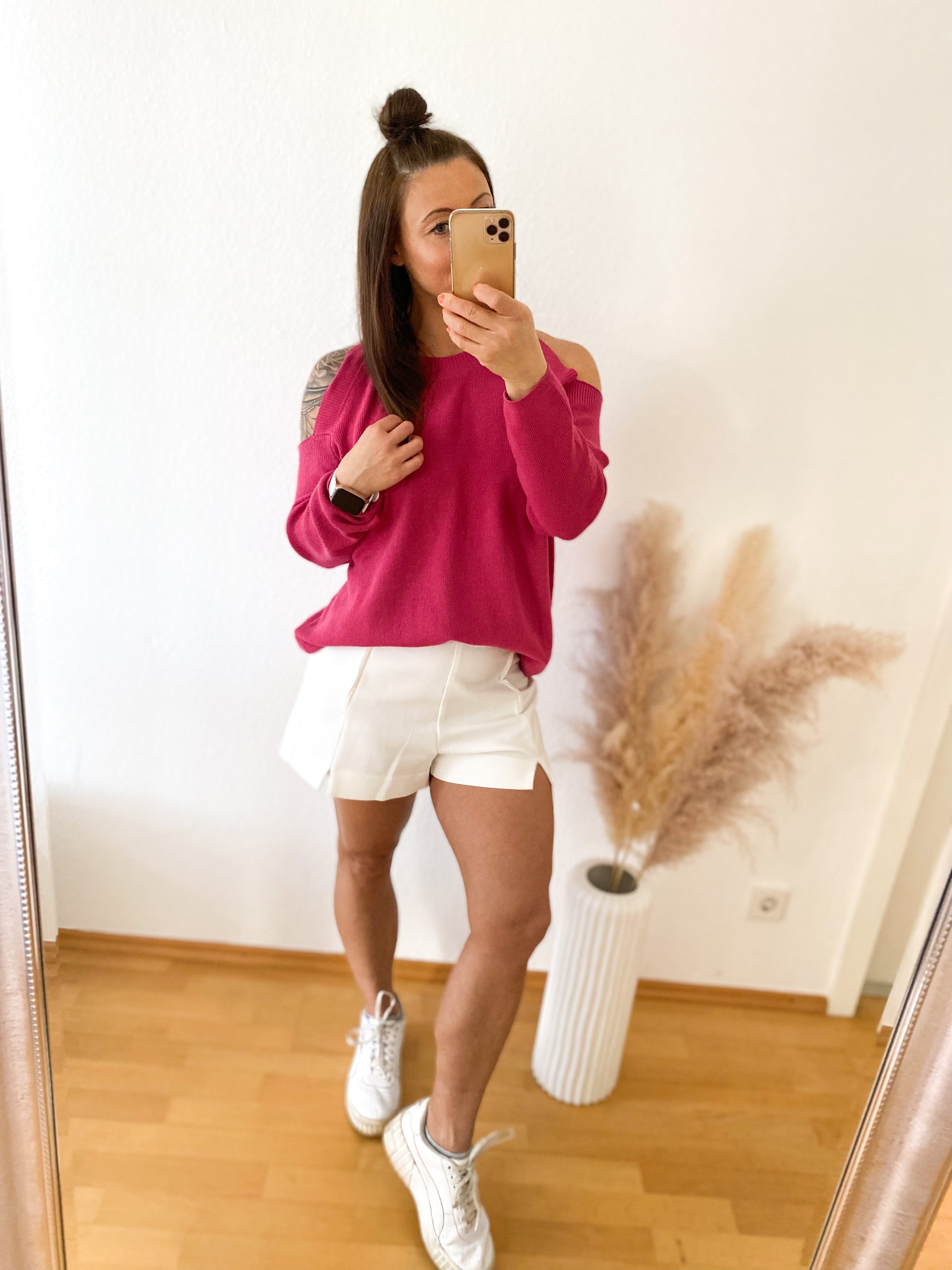 Pullover Schulterfrei