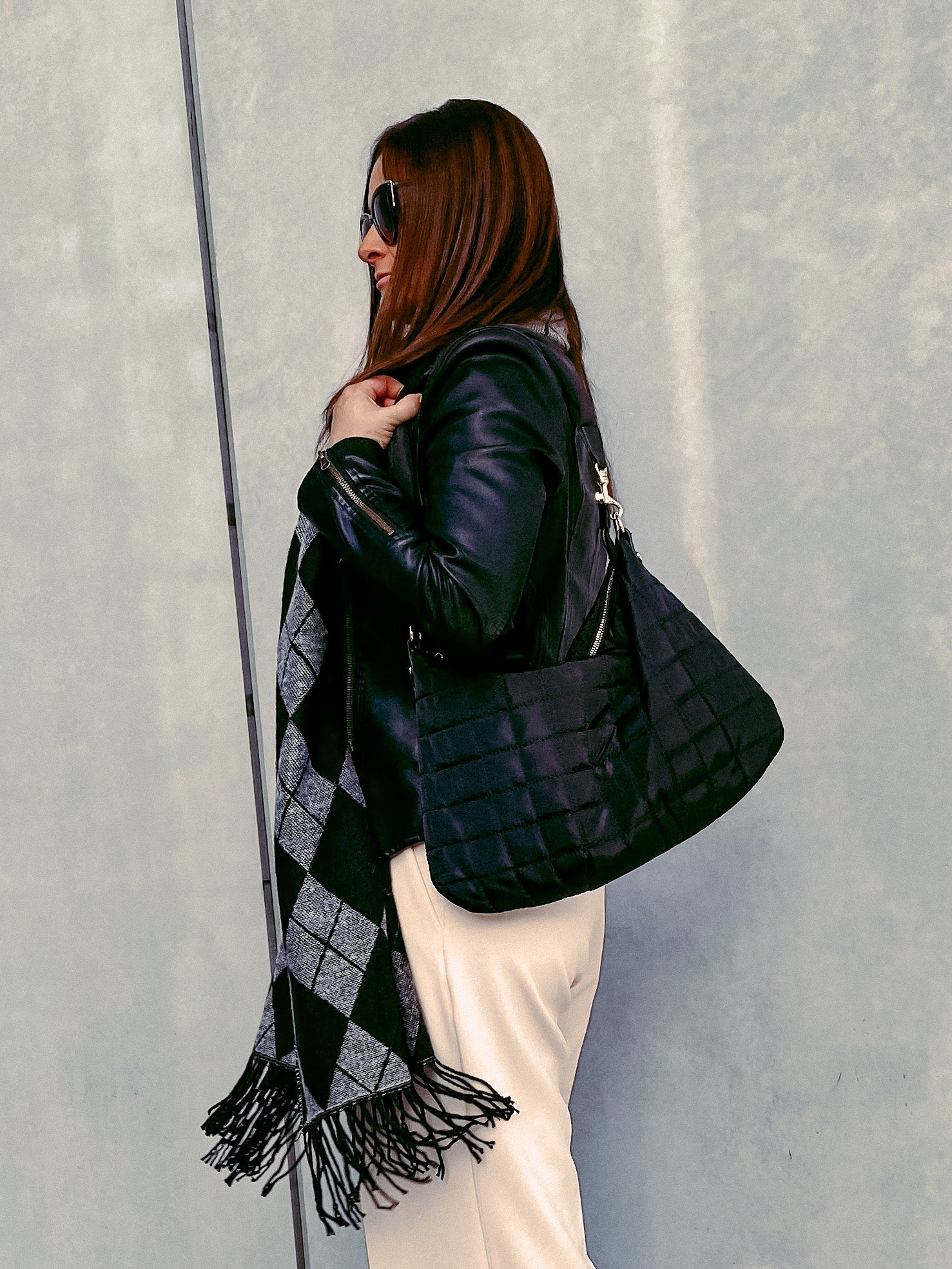 Gesteppte Handtasche
