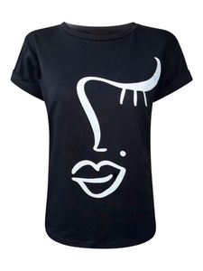 T-Shirt Woman Face