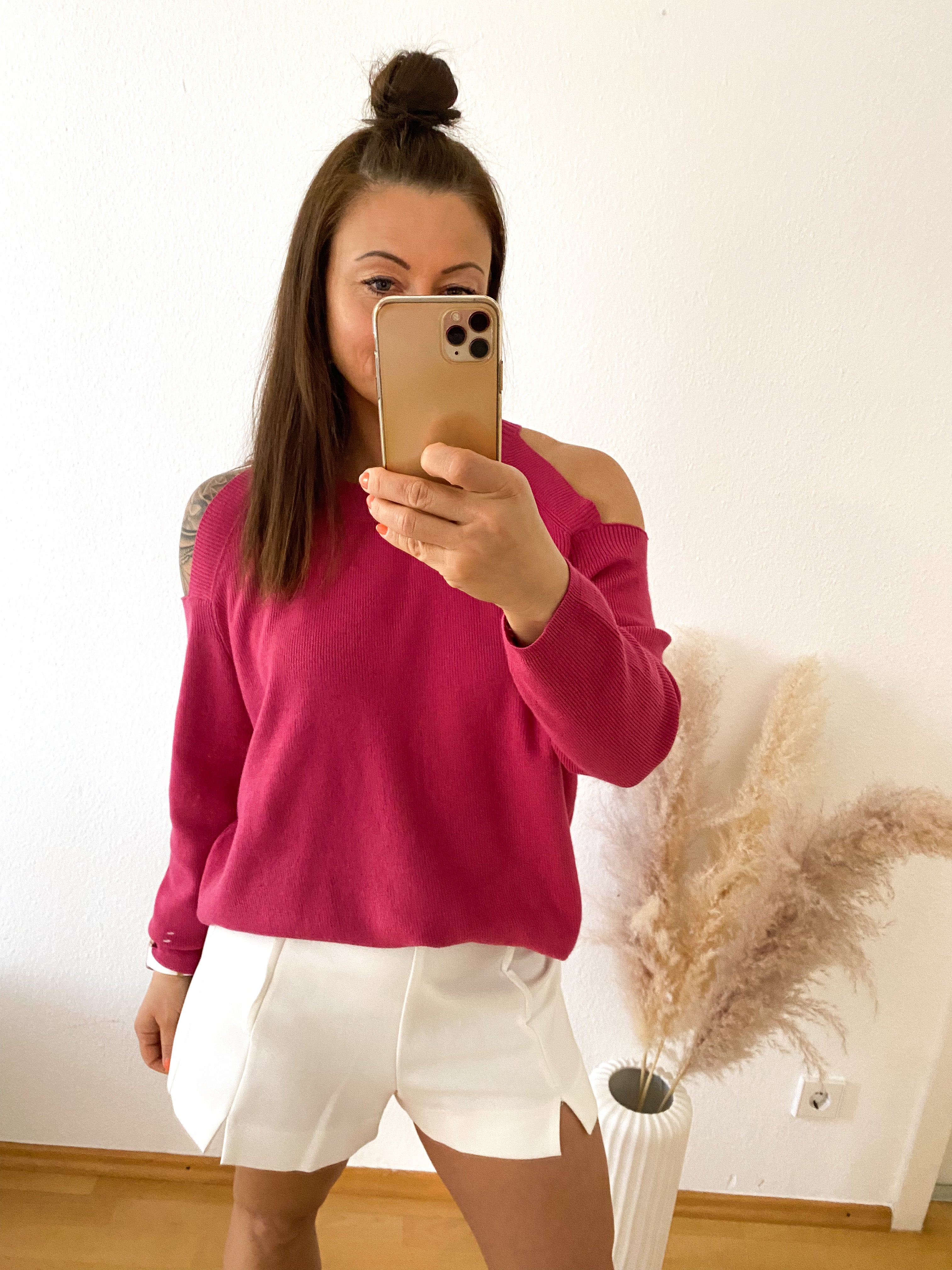 Pullover Schulterfrei