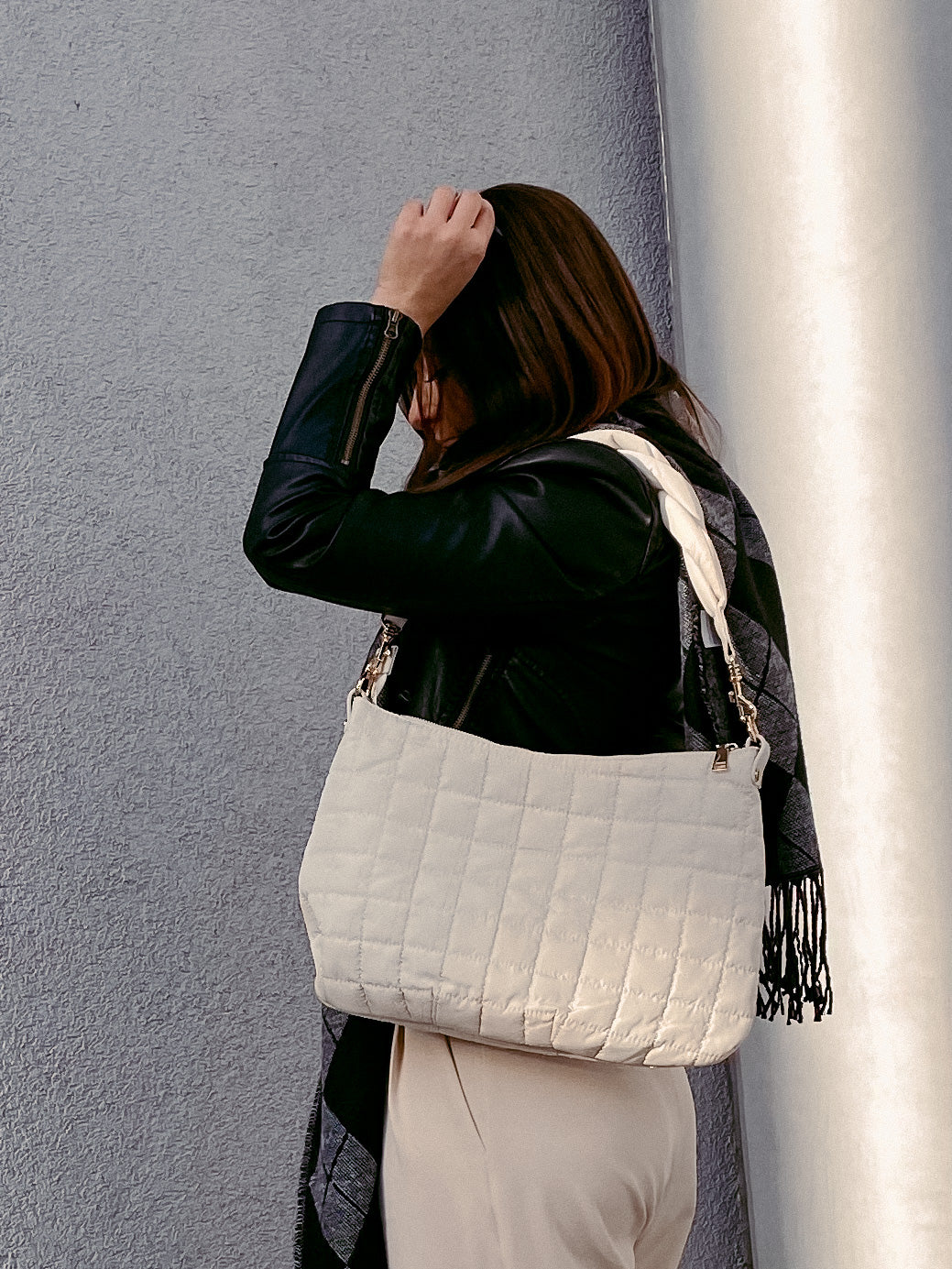 Gesteppte Handtasche
