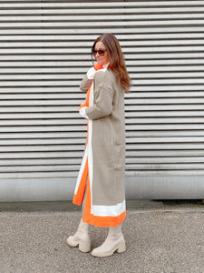 Langer Strick-Cardigan